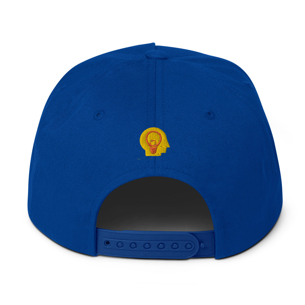 Scribble Affirmations™ Gold Mind Flat Bill Cap