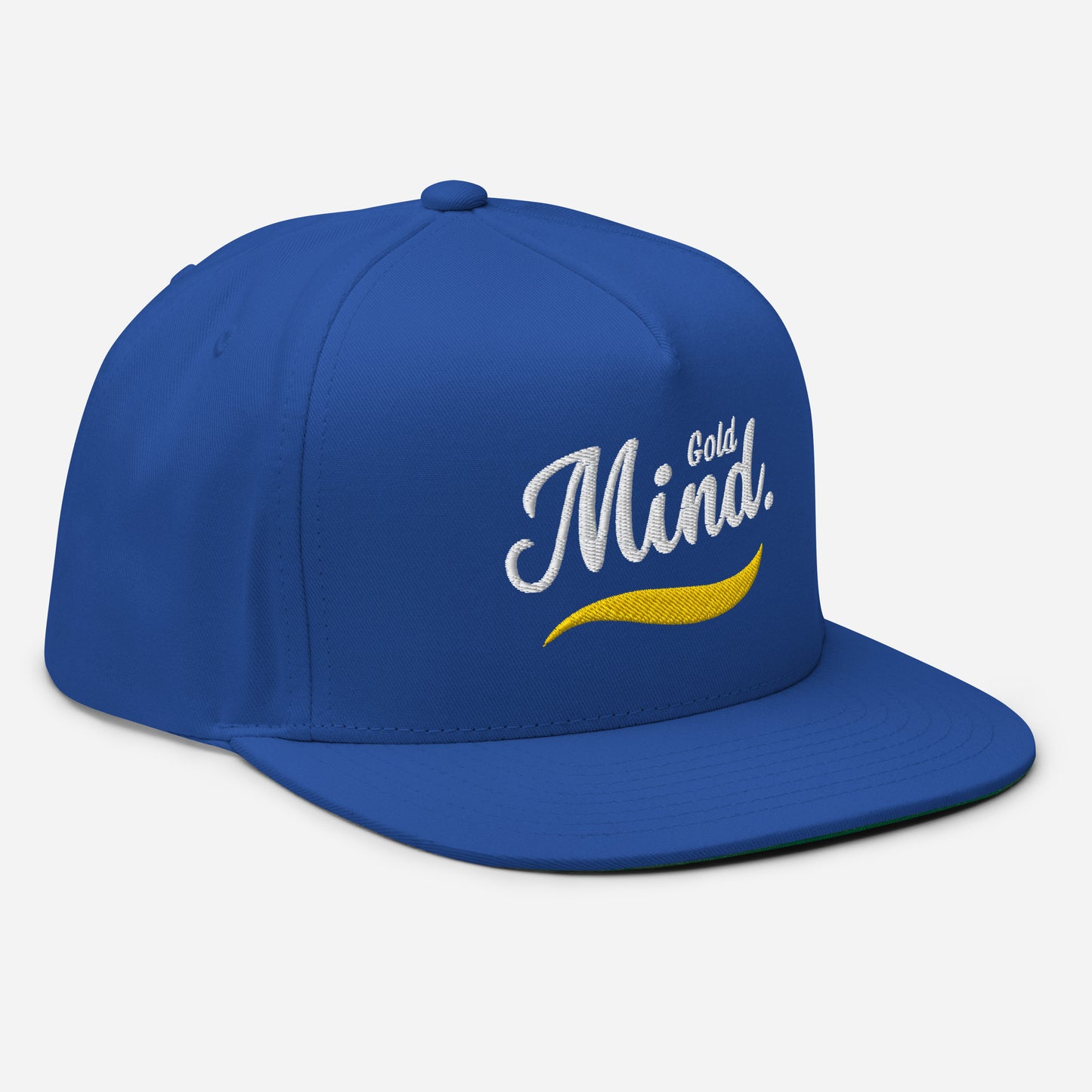 Scribble Affirmations™ Gold Mind Flat Bill Cap