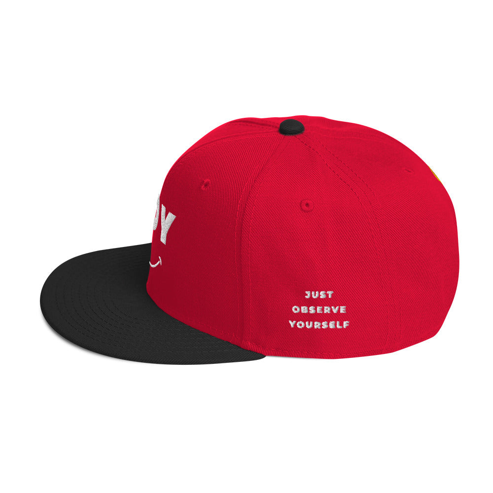 Scribble Affirmations™ J O Y Simple Snapback Hat