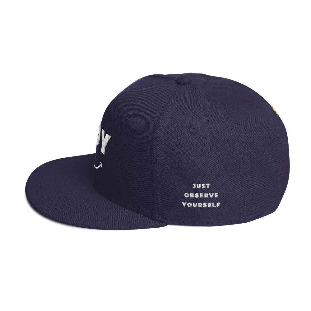 Scribble Affirmations™ J O Y Simple Snapback Hat