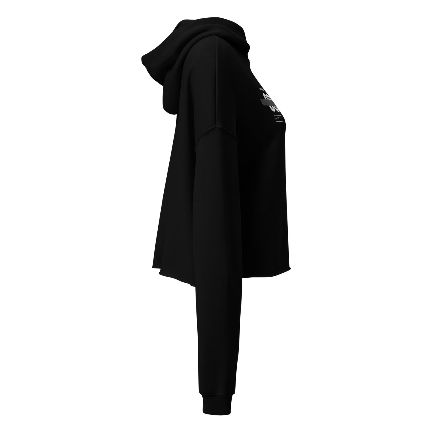 Scribble Affirmations™ Trust In Self Control Women's Crop Hoodie