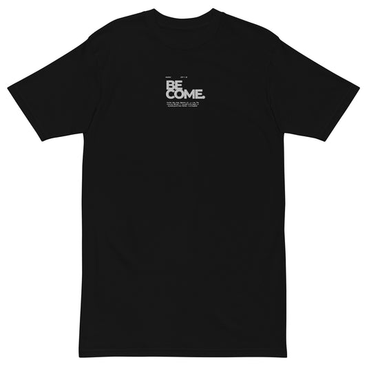 Scribble Affirmations™ Become Men’s premium heavyweight tee