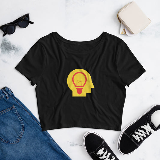 Scribble Affirmations ™ Women’s Crop Tee